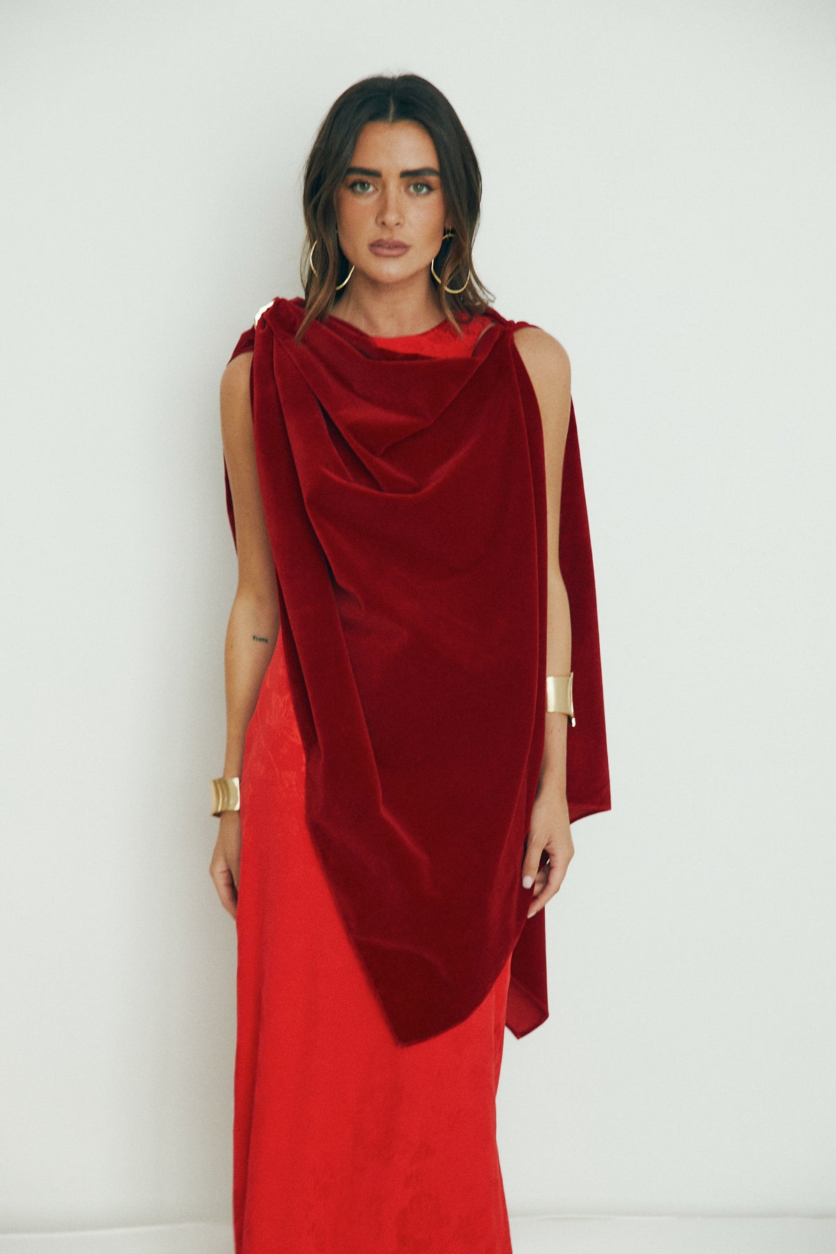 CAPA TERCIOPELO ROJA
