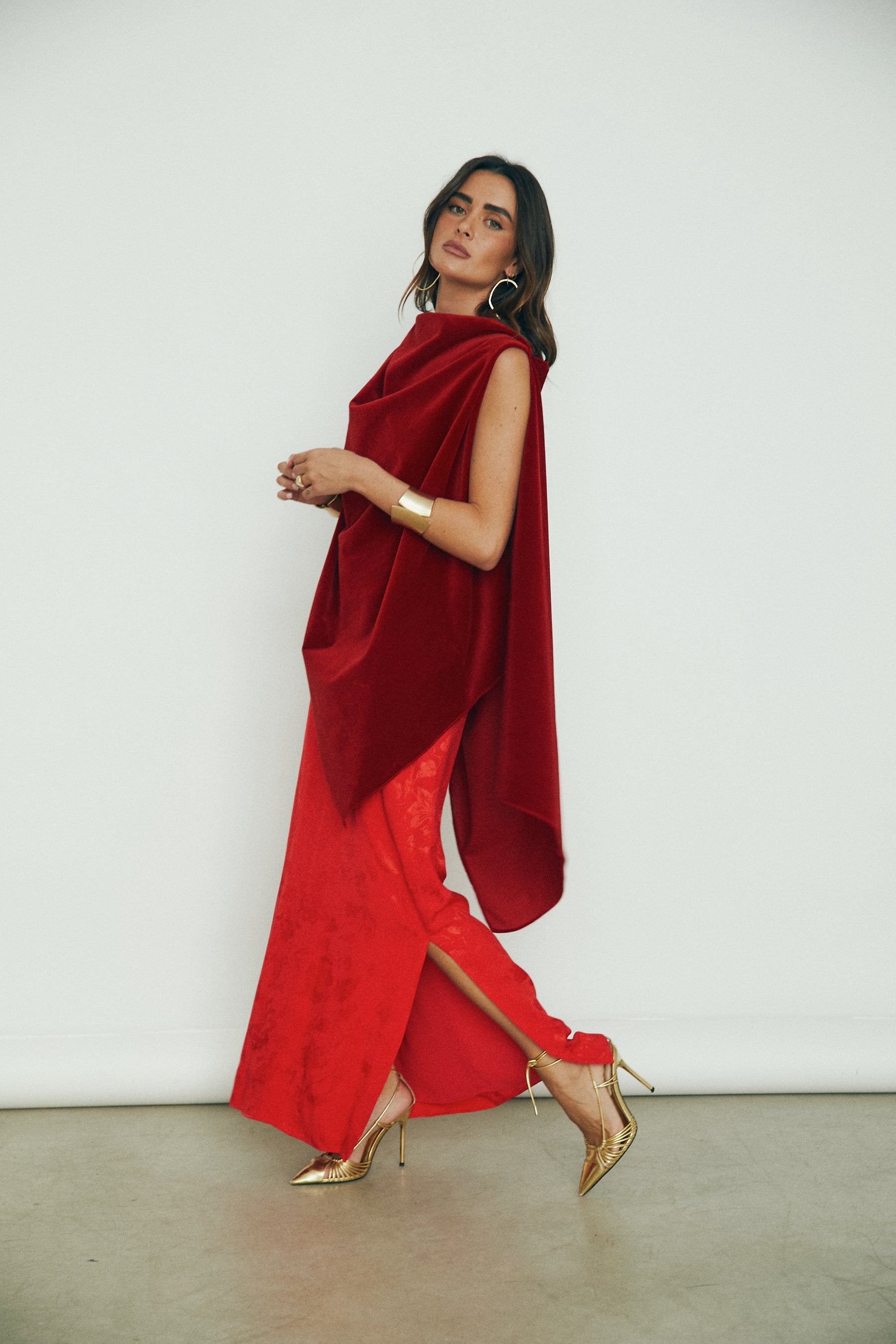 CAPA TERCIOPELO ROJA