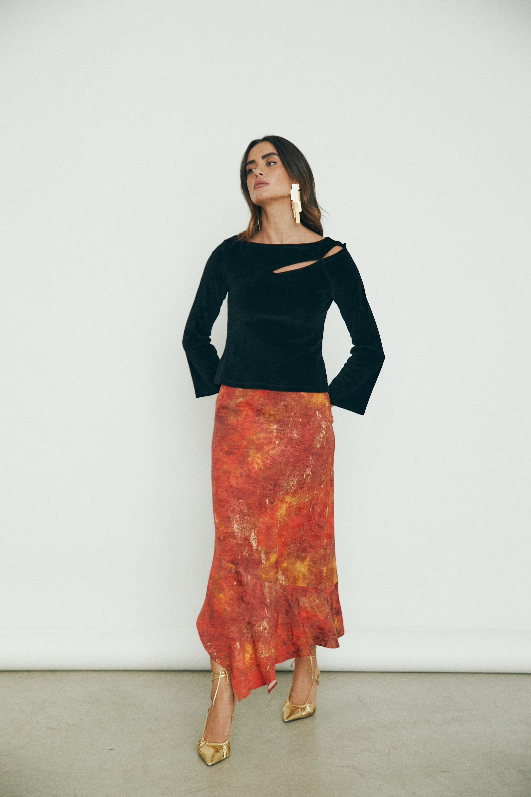FALDA MARTA ESTAMPADA