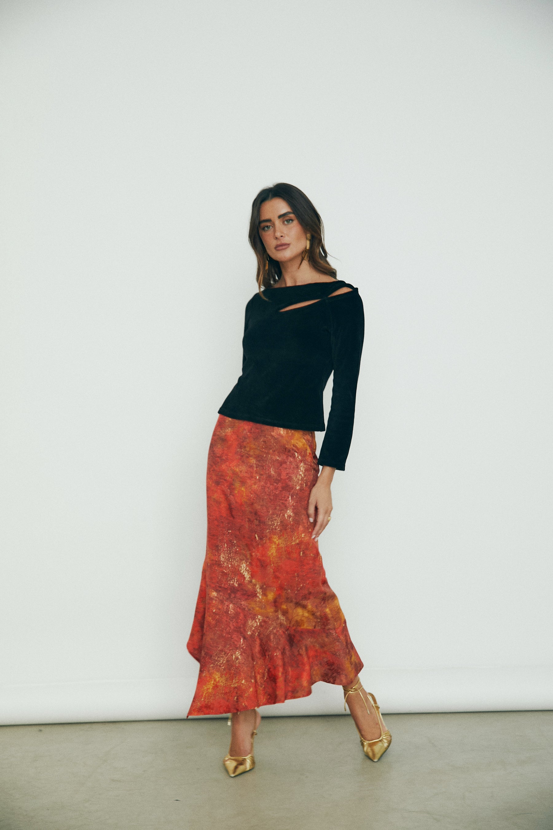 FALDA MARTA ESTAMPADA