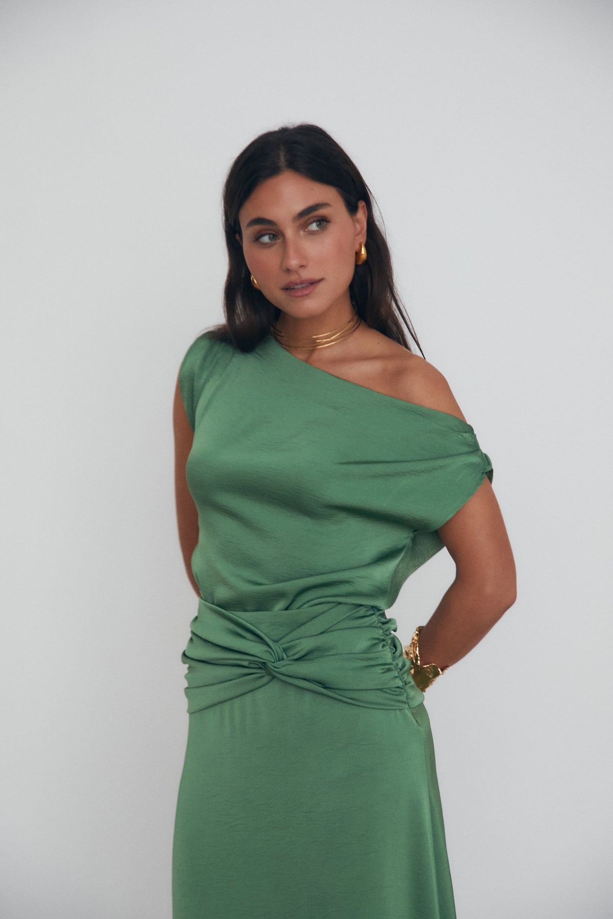 TOP AIDA SIN MANGAS VERDE