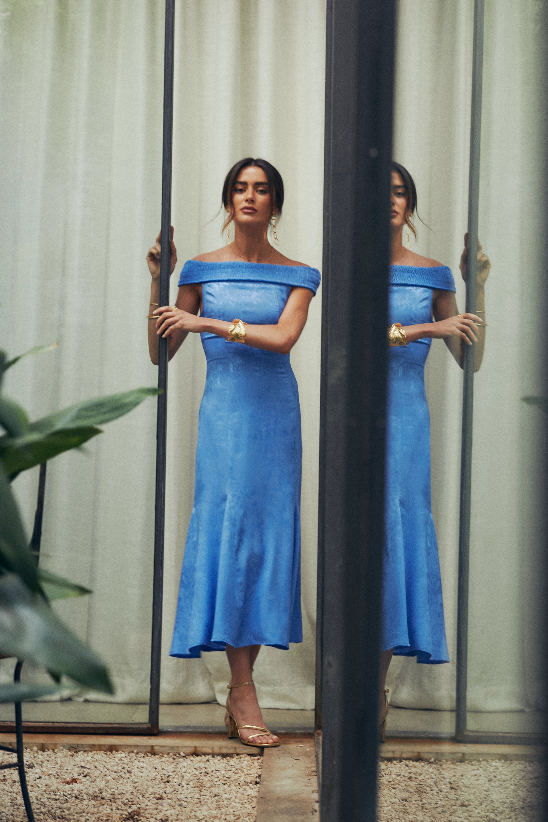VESTIDO CLAUDIA AZUL