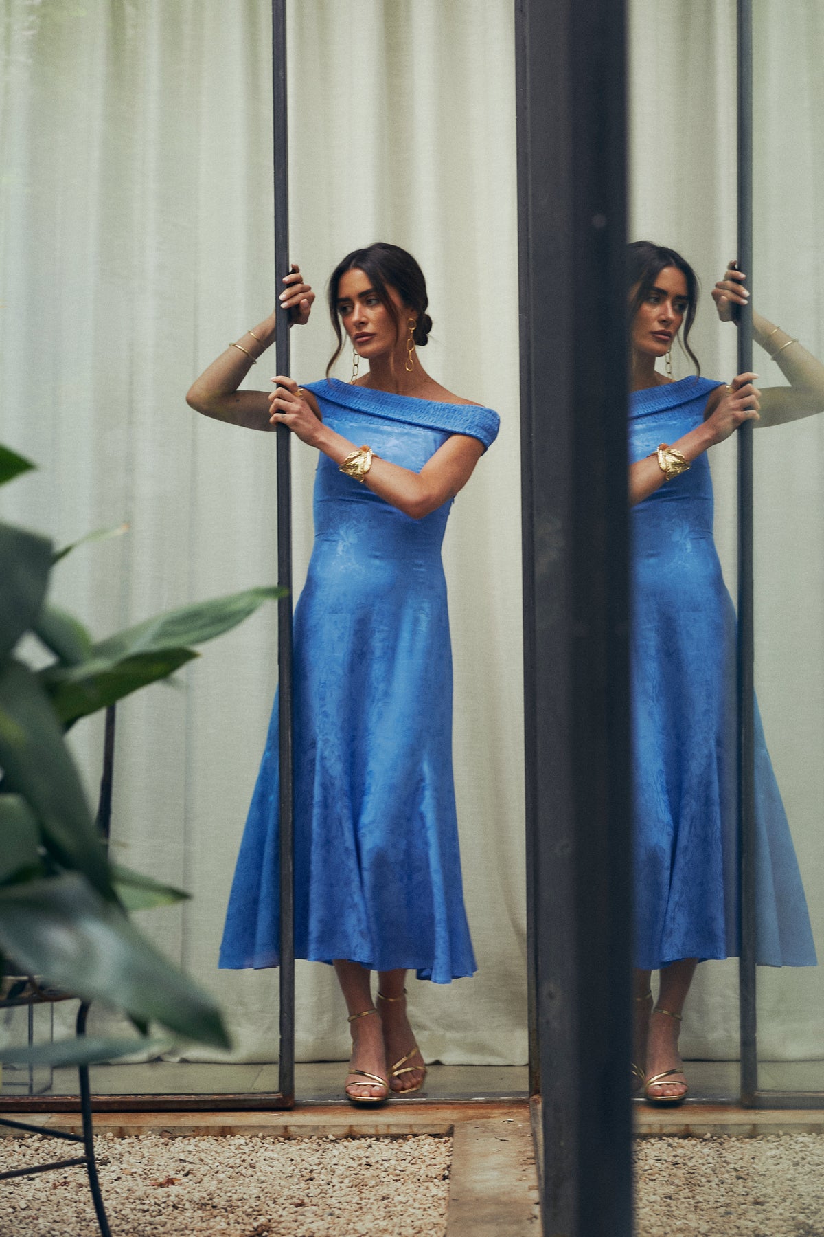 VESTIDO CLAUDIA AZUL