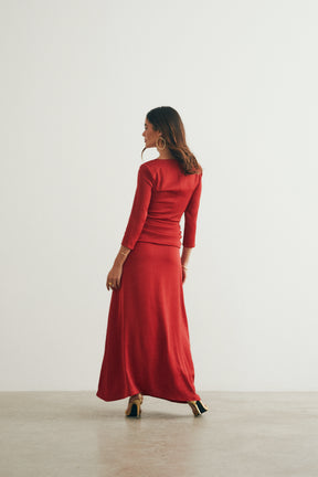 FALDA AIDA ROJA