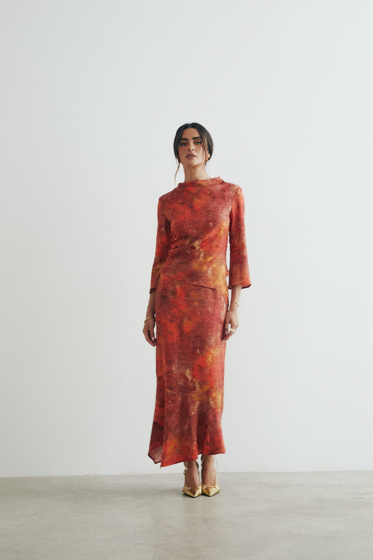 FALDA MARTA ESTAMPADA