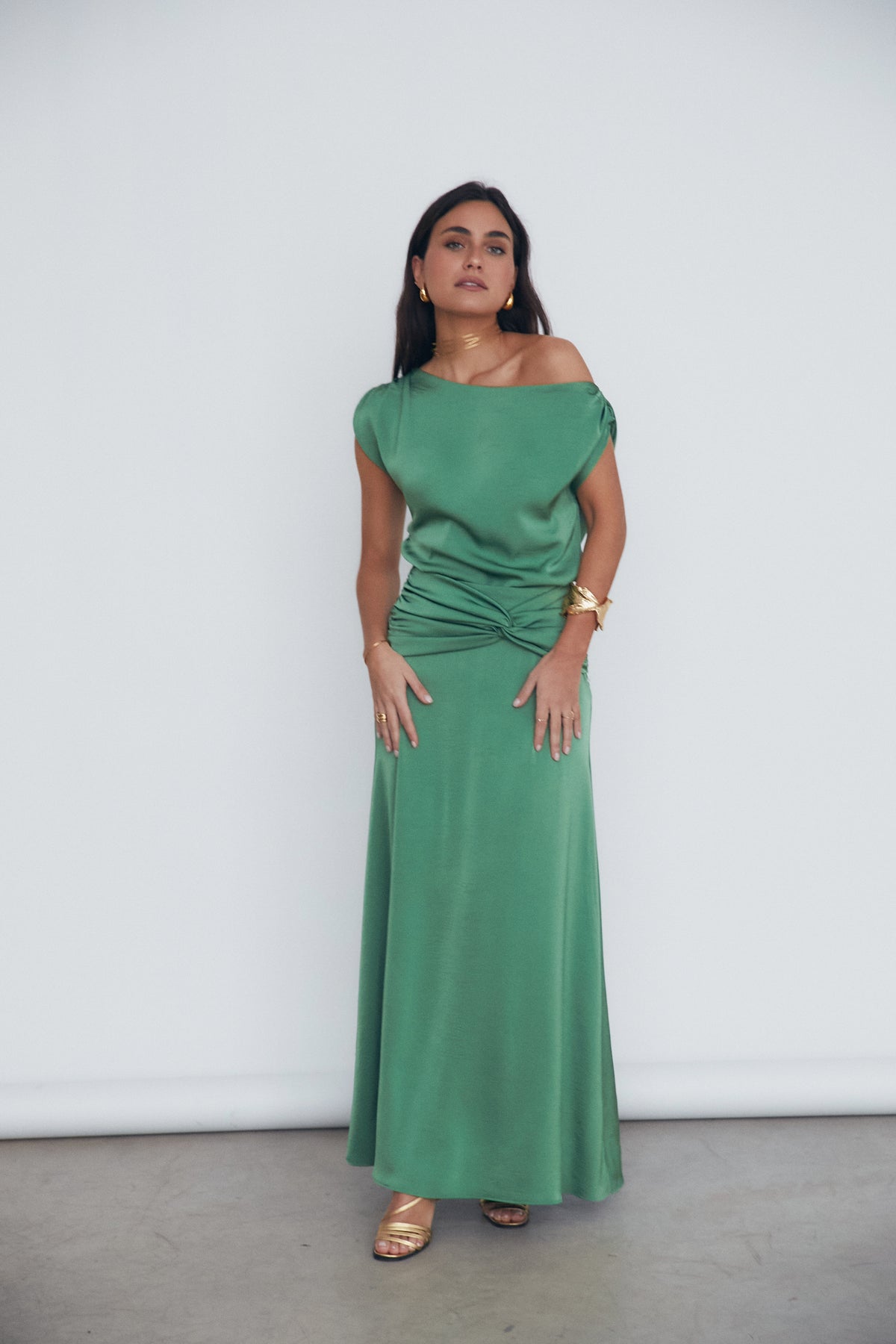 TOP AIDA SIN MANGAS VERDE