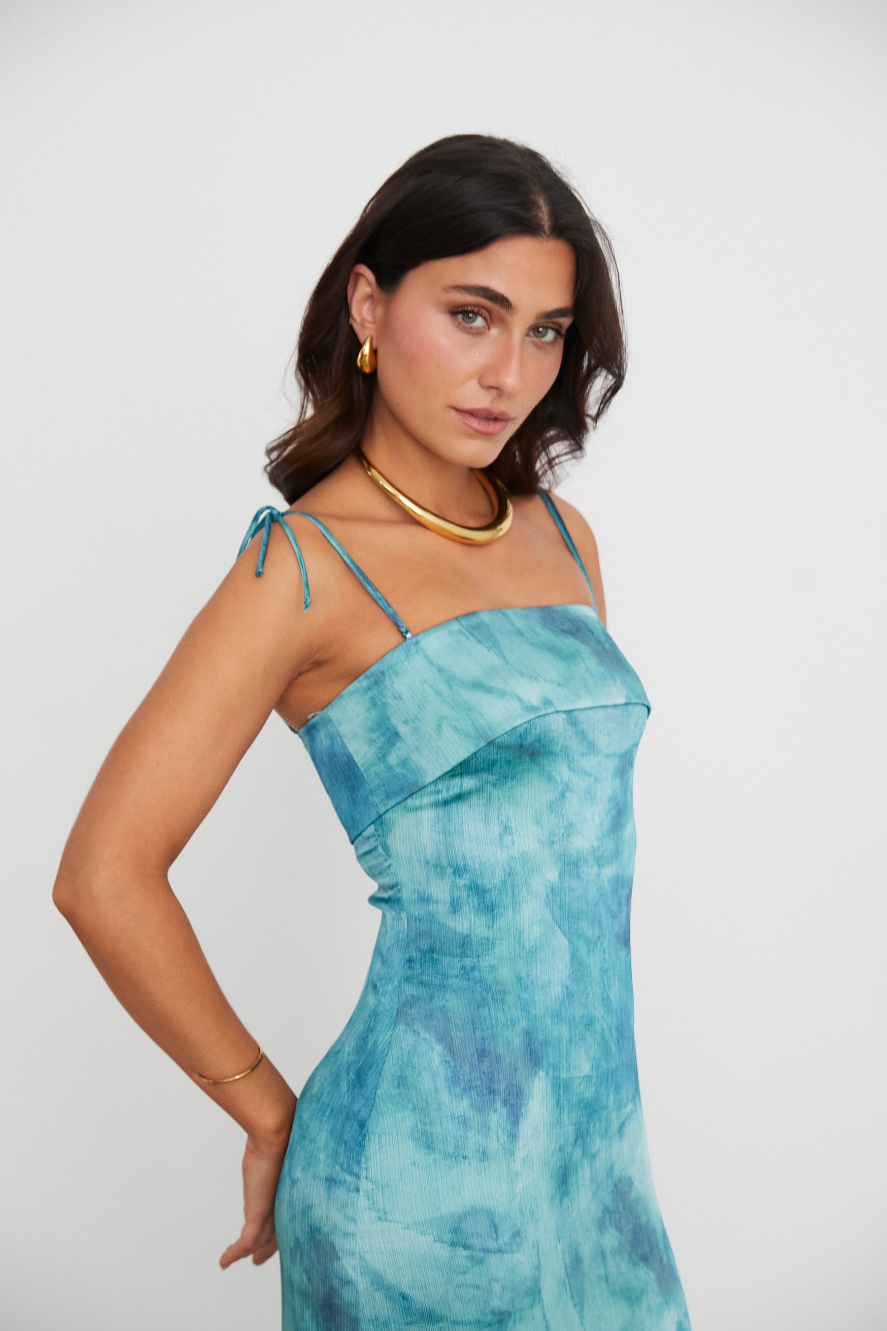 VESTIDO HELENA AQUA