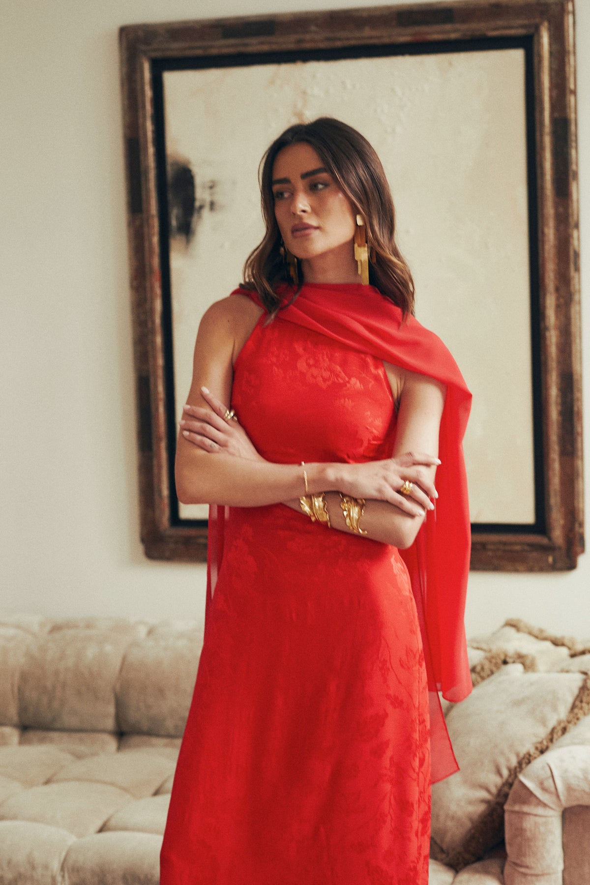 CAPA ROJA APLIQUE