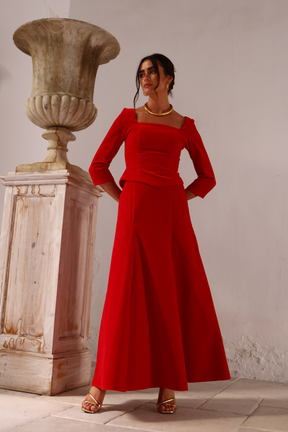 TOP CARMEN, terciopelo